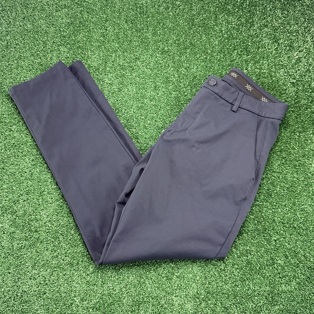 Rhone Golf Men's Straight Comfort Stretch Commuter Pants Size 32x32 Slim Blue